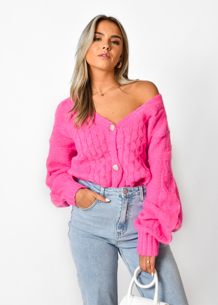 Galia vest fuchsia