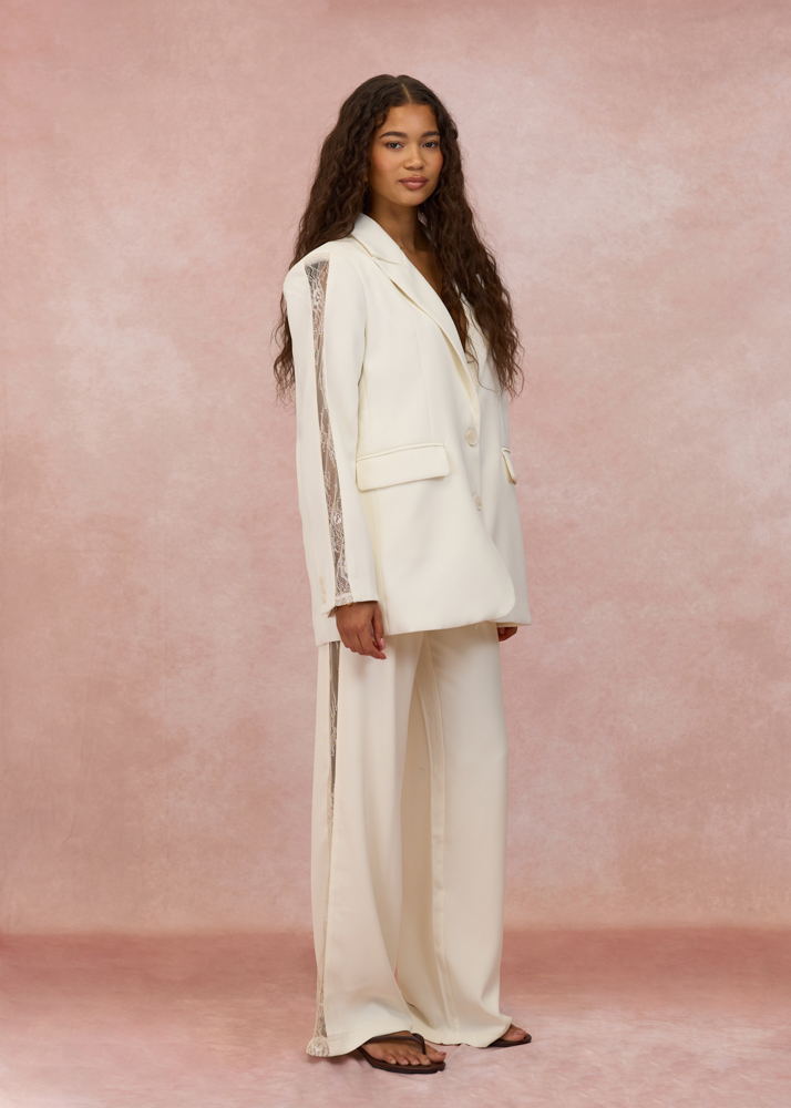 Audrey lace oversized blazer