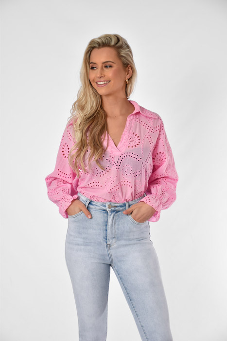 Monica blouse roze