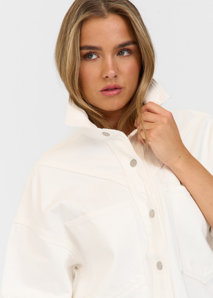 Signature denim blouse