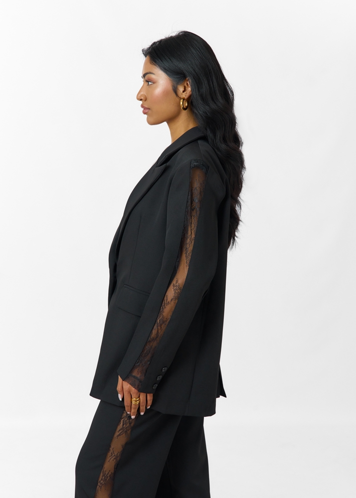 Audrey lace oversized blazer