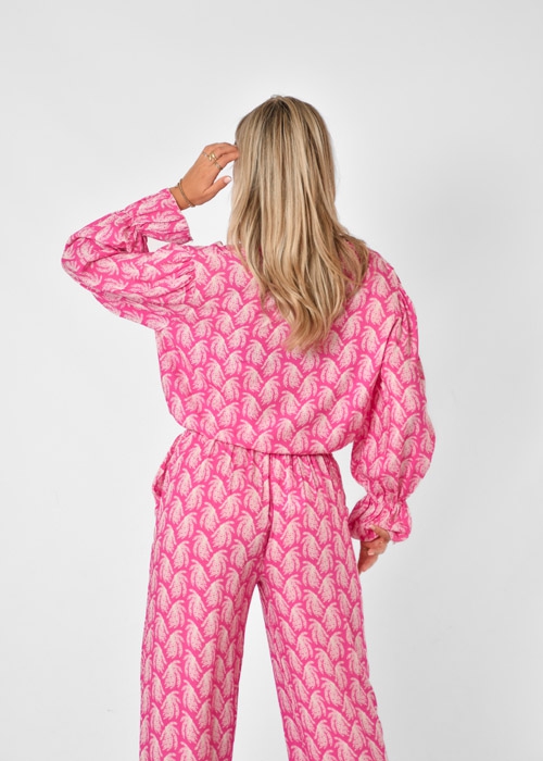 Fleur blouse roze