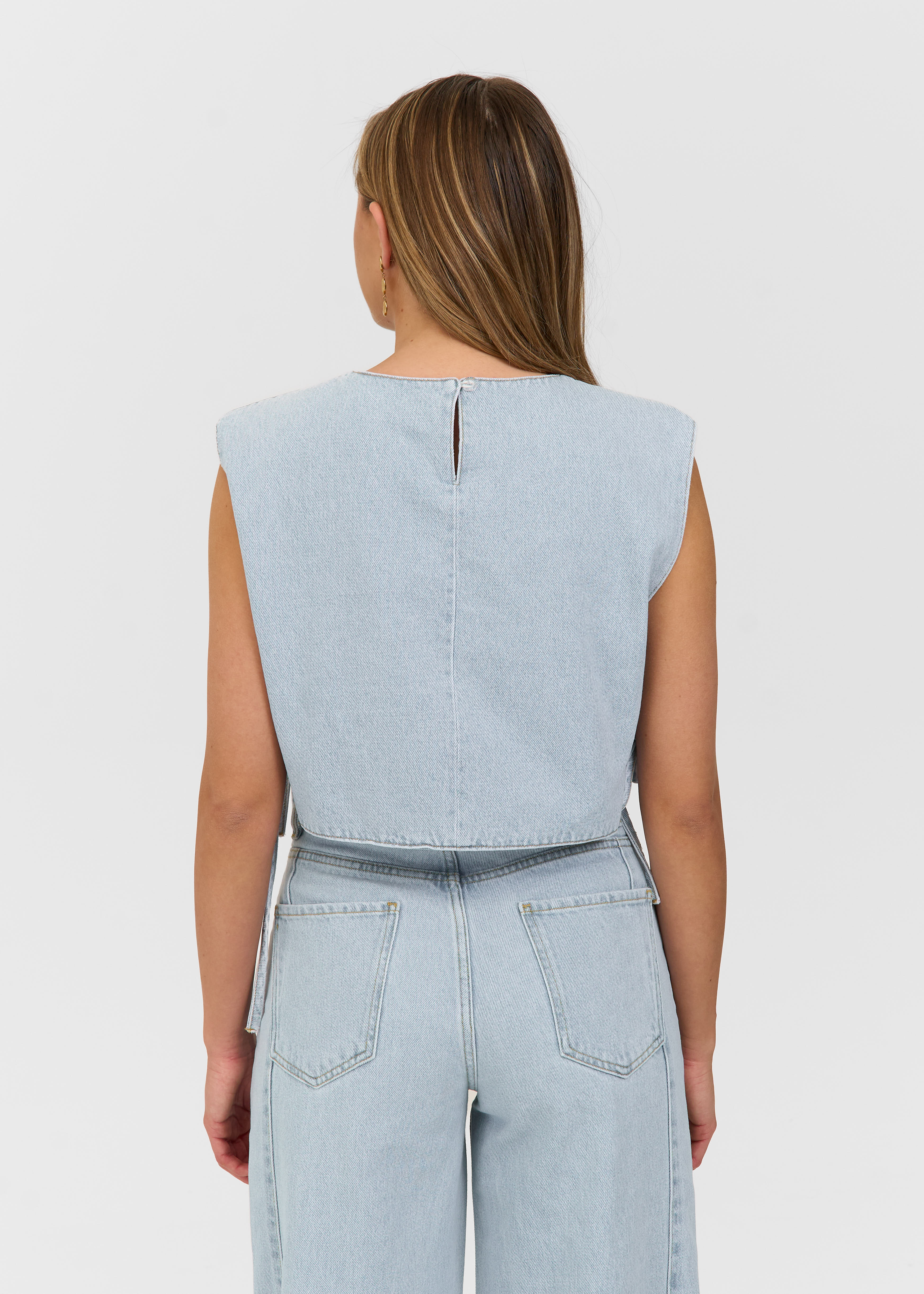 Izzy denim top