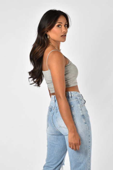 Denise top grey