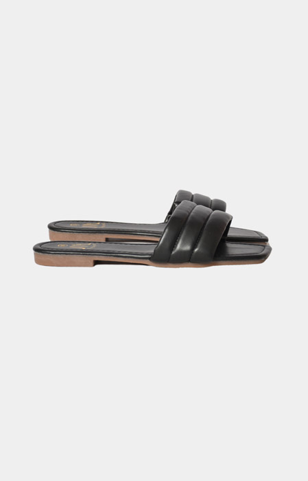 Cleo slippers zwart