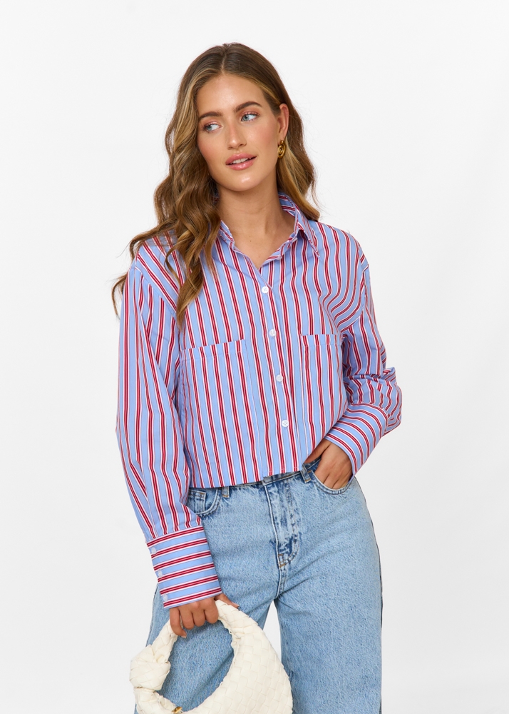 Cintha blouse rood