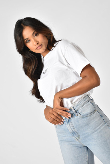 Brand t-shirt wit