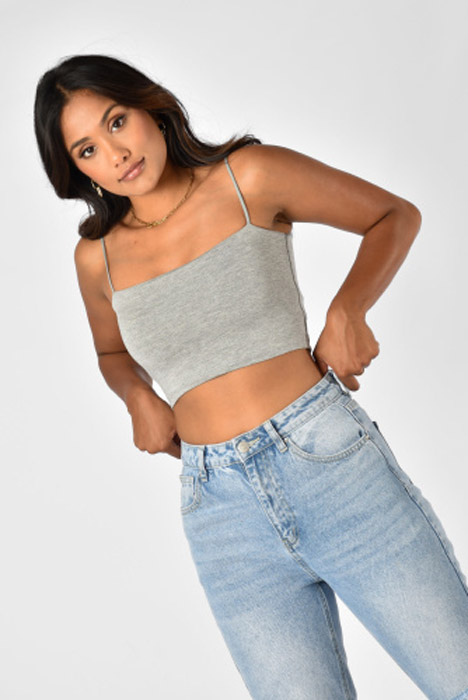 Denise top grey