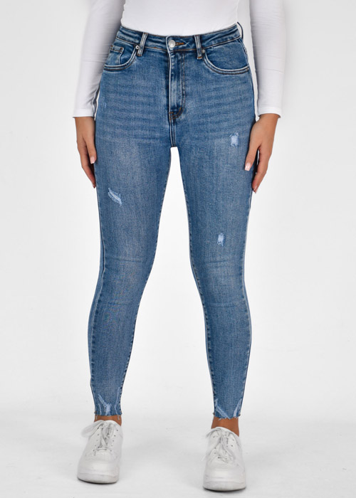 Amber jeans donkerblauw