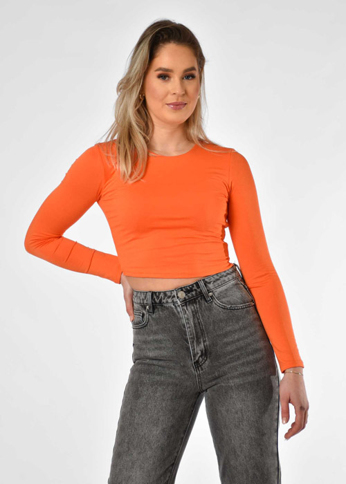 Levi top oranje