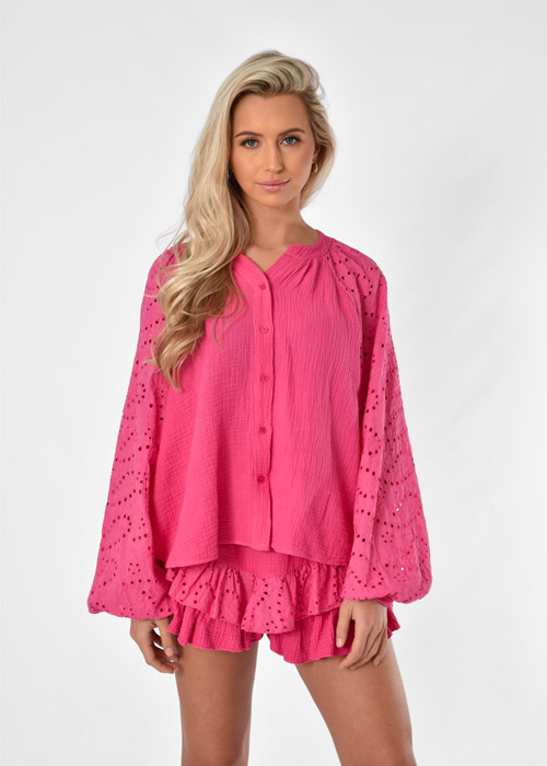 Roxy blouse fuchsia