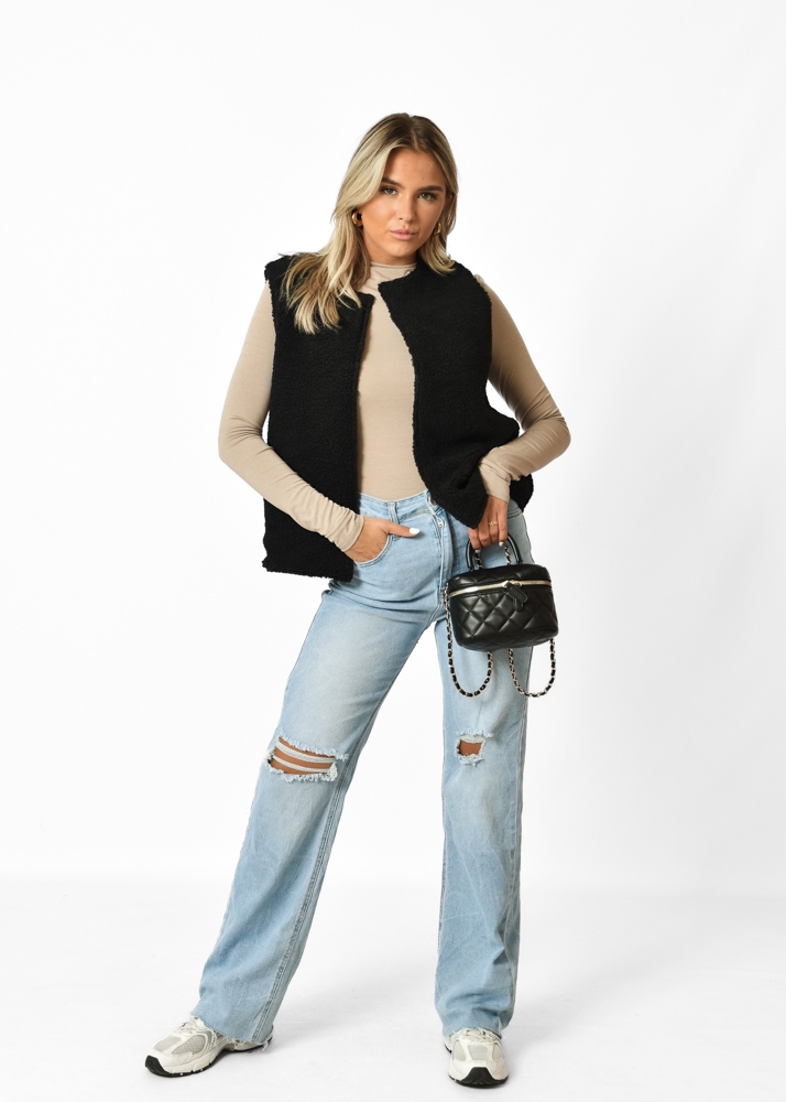 Liv reversible gilet zwart