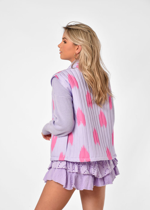 Mirthe gilet lila