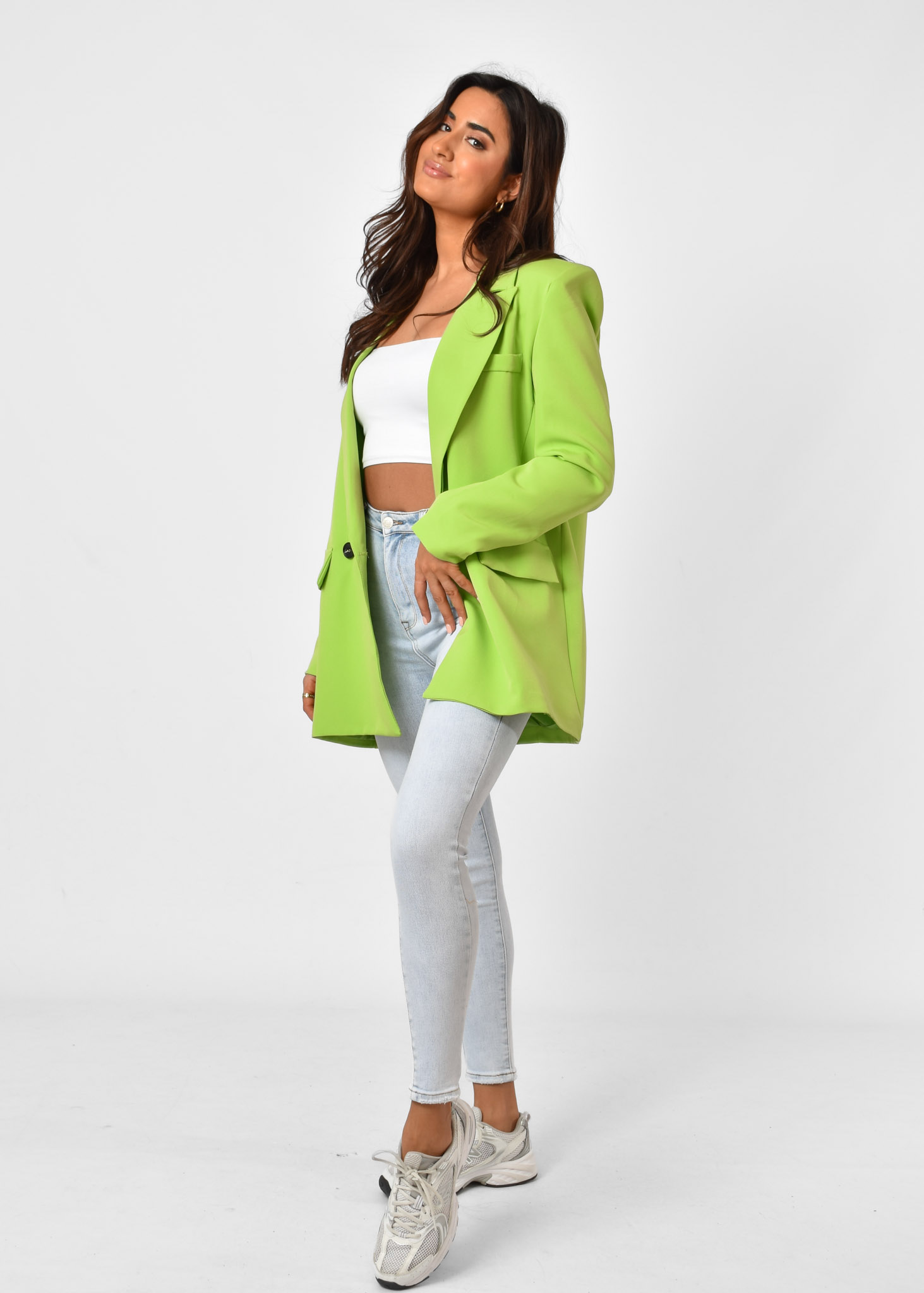 Harper blazer lime