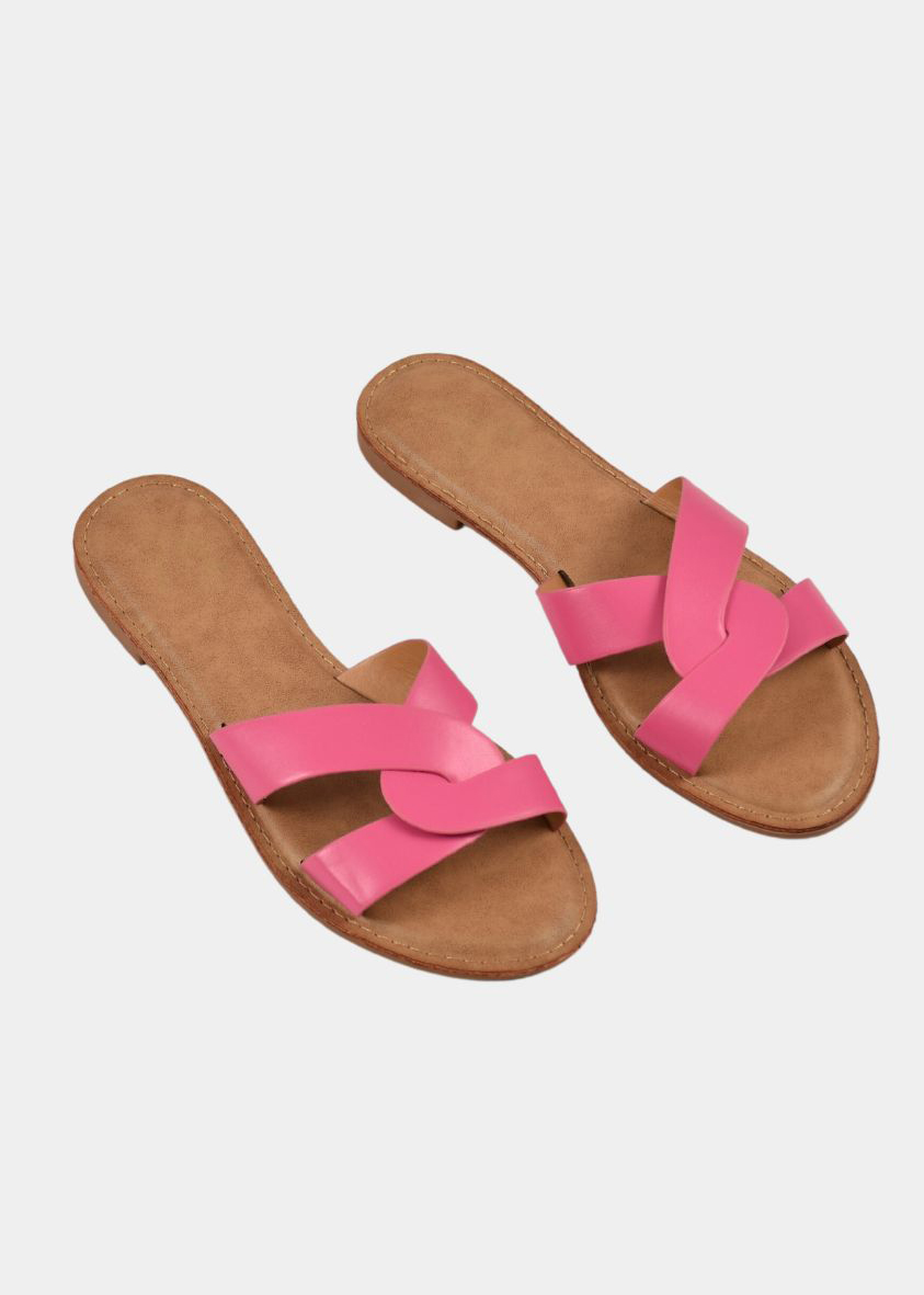 Cato slippers fuchsia
