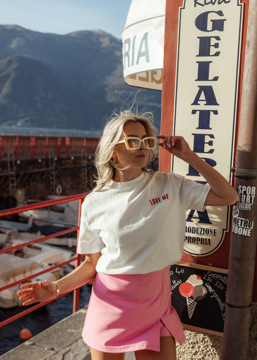 Forever t-shirt wit
