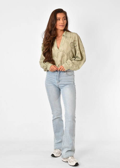 Monica blouse groen