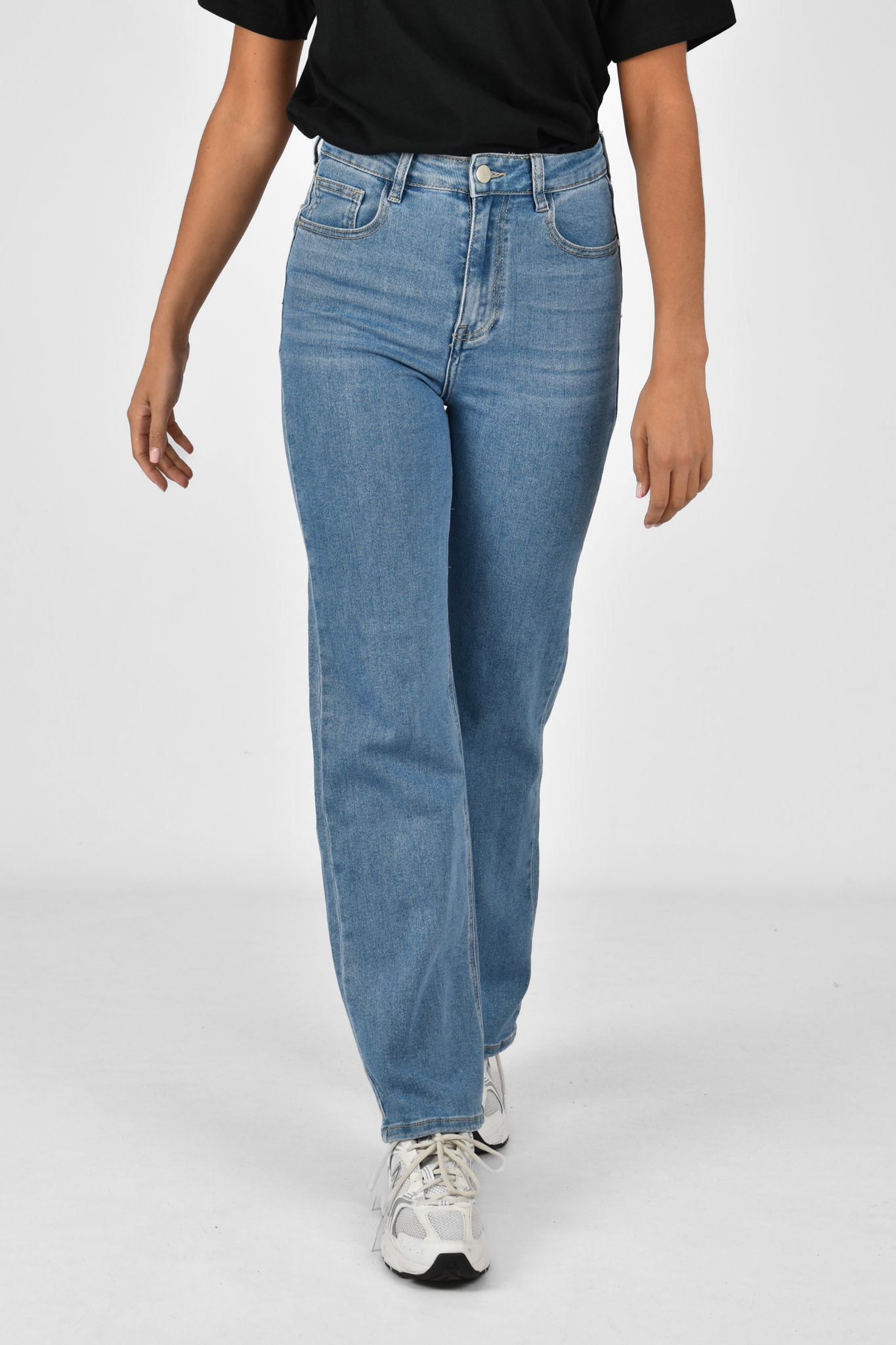 Hajar wide leg jeans blauw