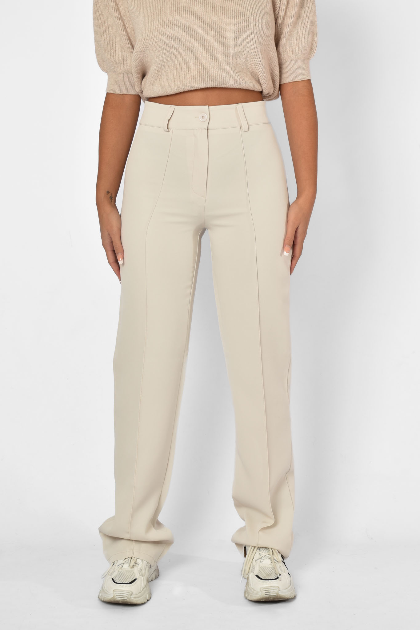 Mika pantalon creme