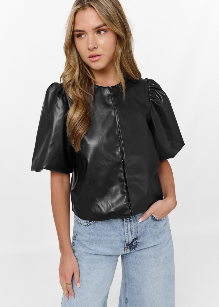Lana leren top