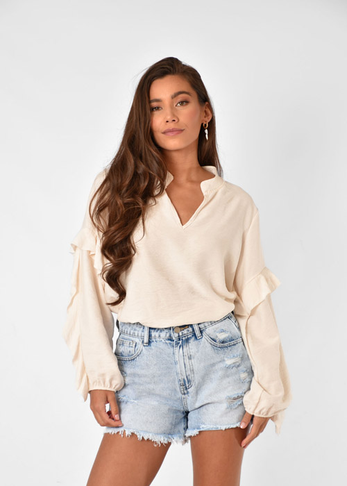 Livia blouse creme