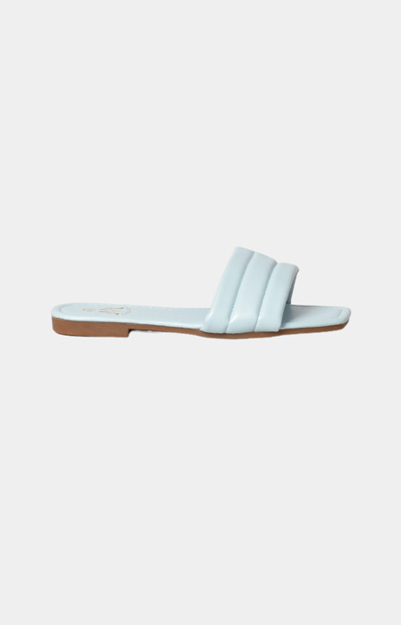Cleo slippers lichtblauw