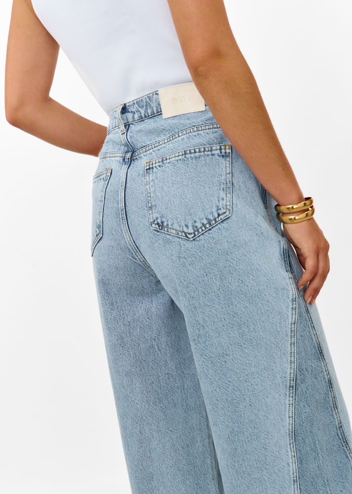 Ceci tweekleurige denim jeans