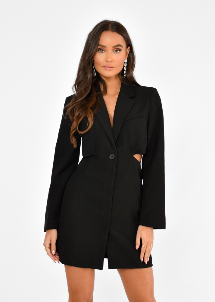 Lizzy blazer jurk zwart