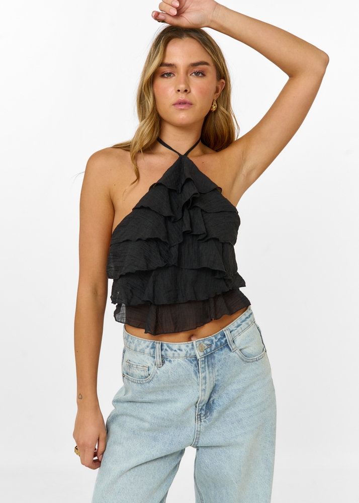 Leonie ruffle top
