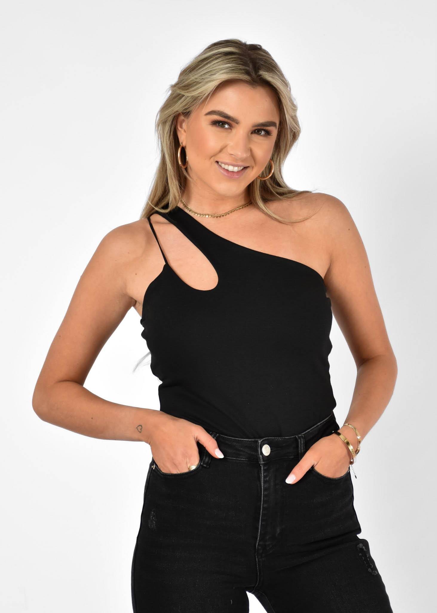 Julia top zwart