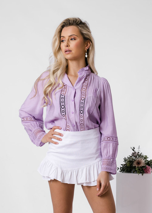 Lauren blouse lila