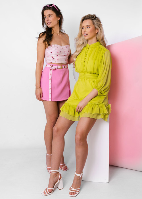Maartje jurk lime