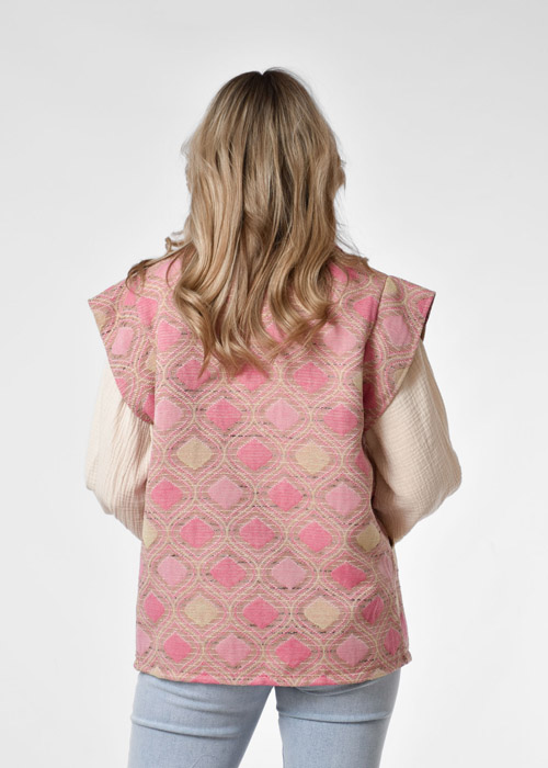 Eefje gilet lichtroze