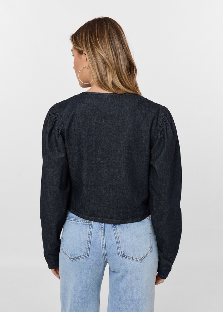 Bobbie denim blouse