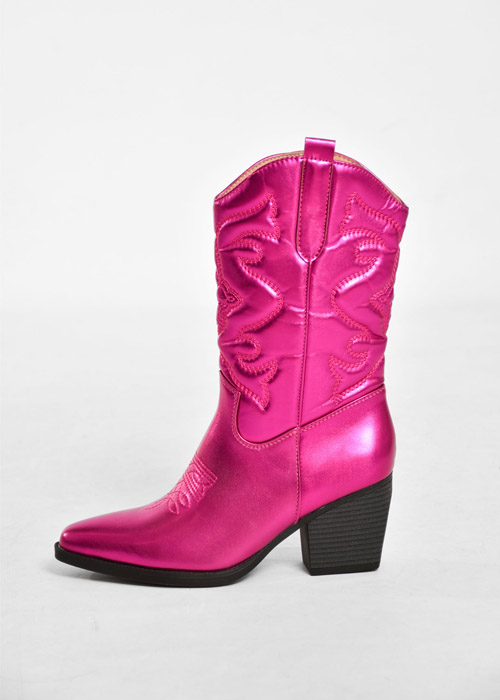 Elize cowboy boots fuchsia 