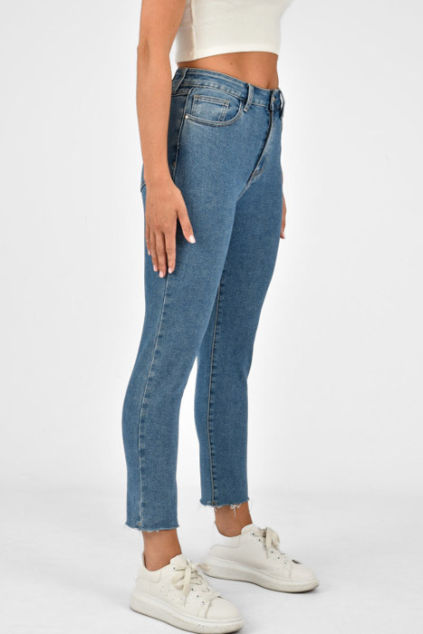 Nienke mom jeans blue