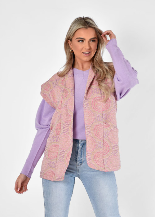 Manon gilet roze