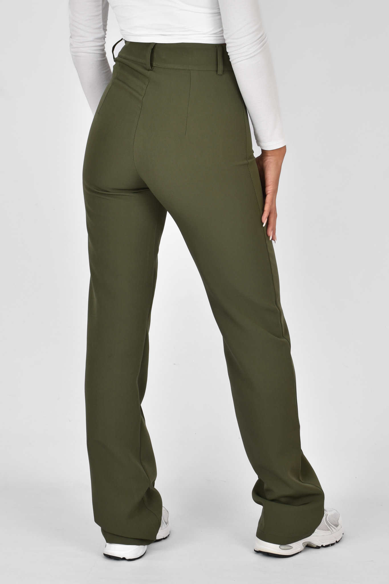 Mika pantalon donkergroen