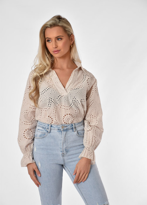 Monica blouse beige