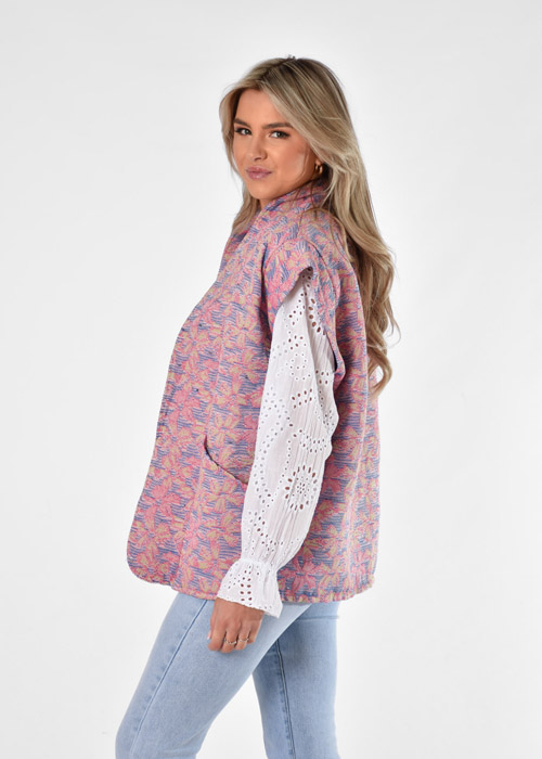 Rosie gilet lichtpaars