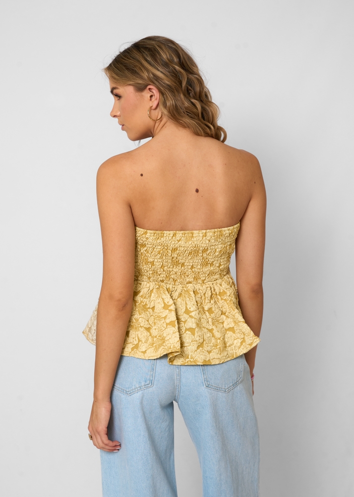 Puck top met structuur