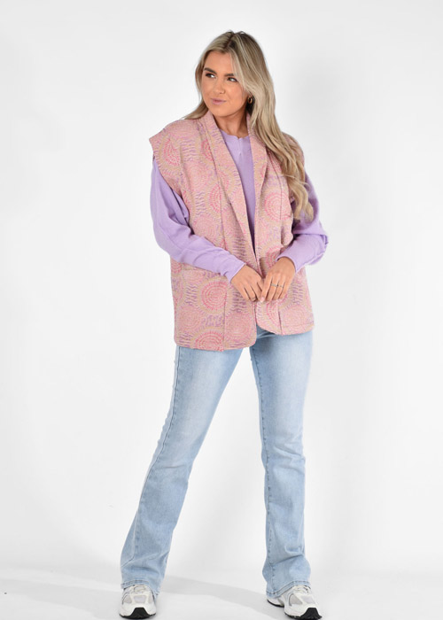 Manon gilet roze