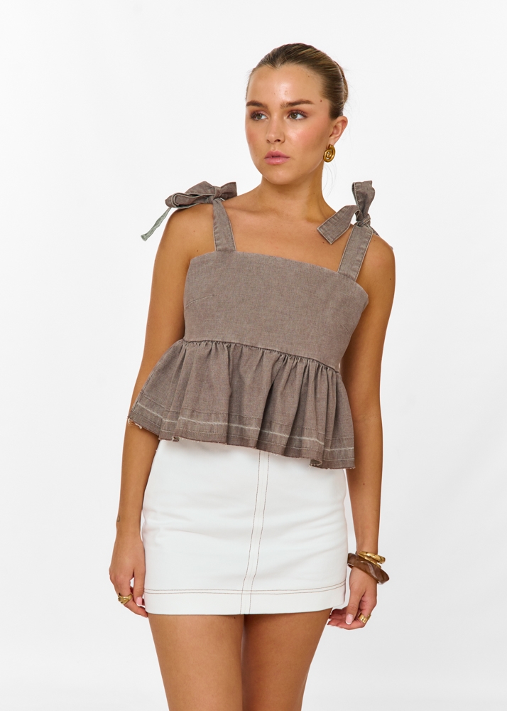 Anniko denim top
