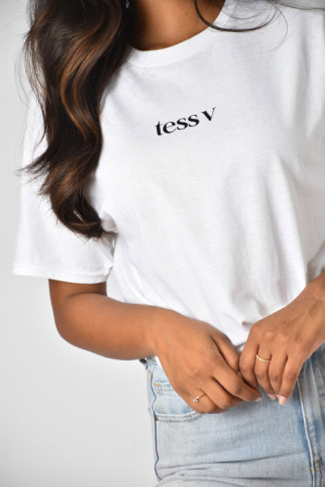 Brand t-shirt wit