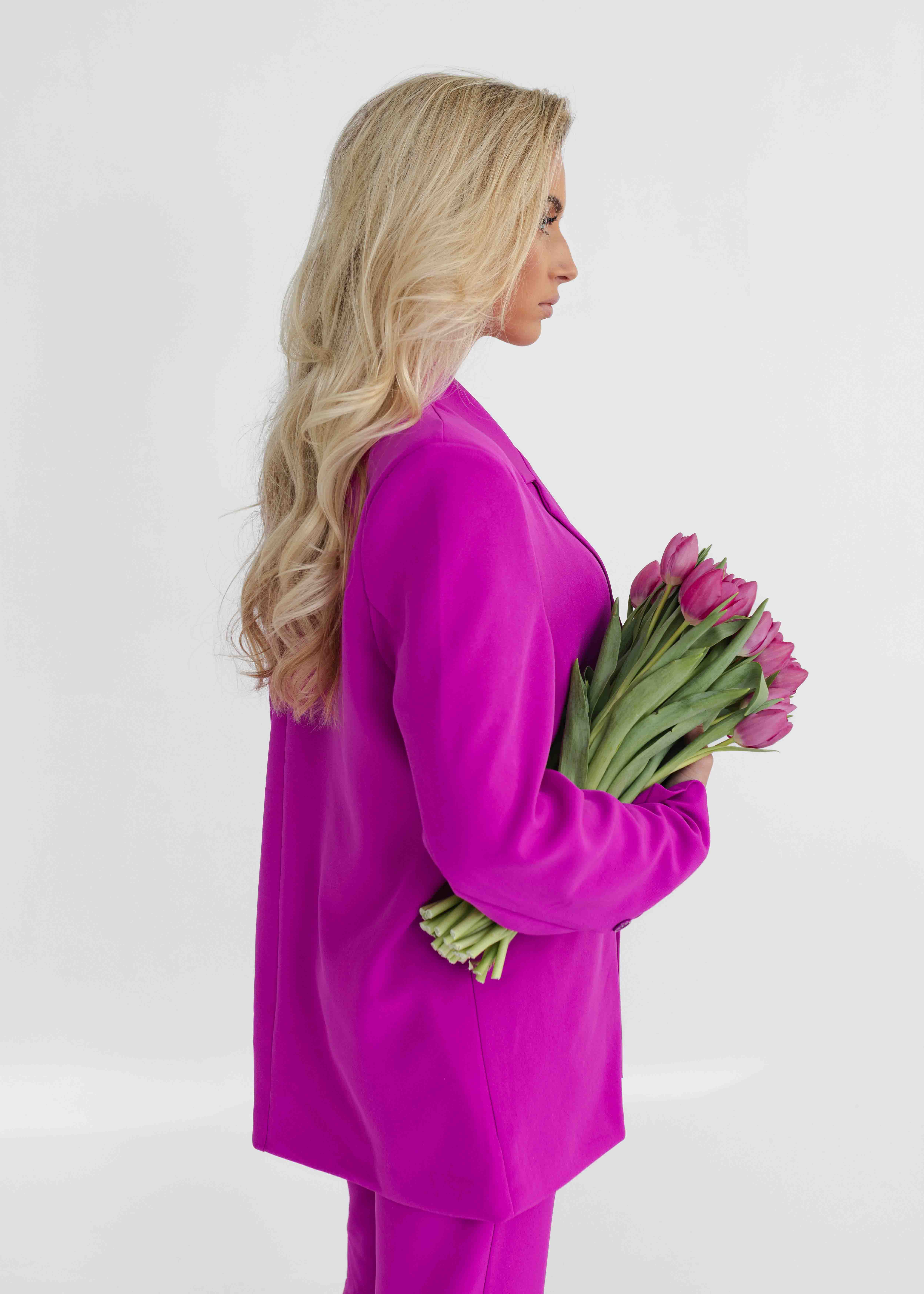 Yara blazer paars