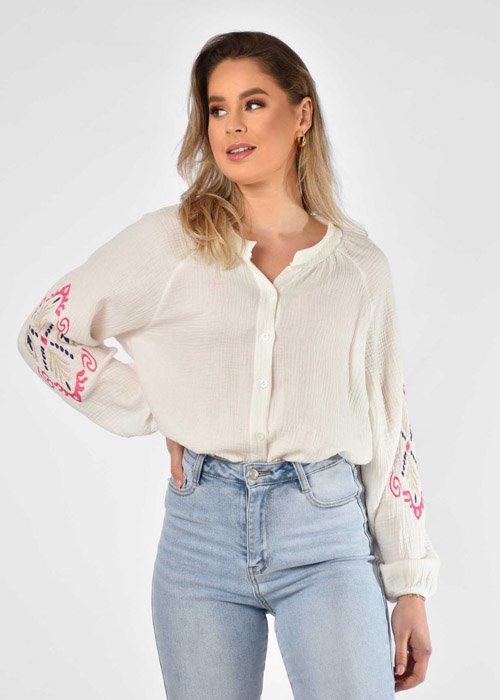 Madelon blouse fuchsia