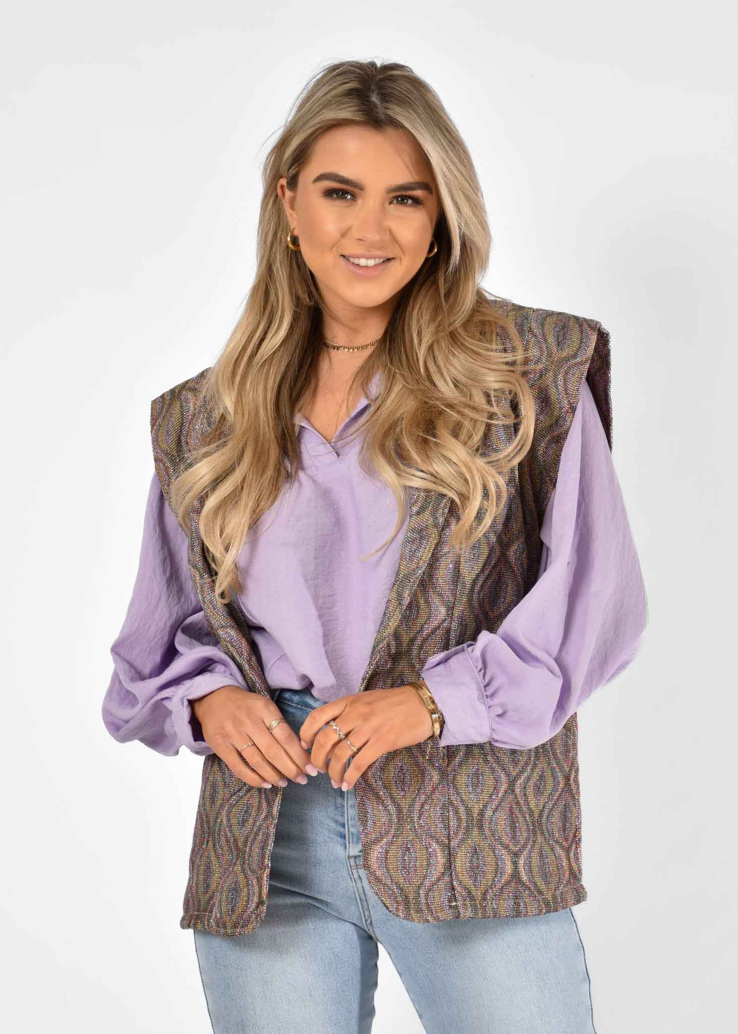 Jailey gilet lila
