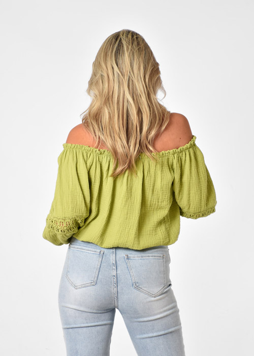 Lena top groen