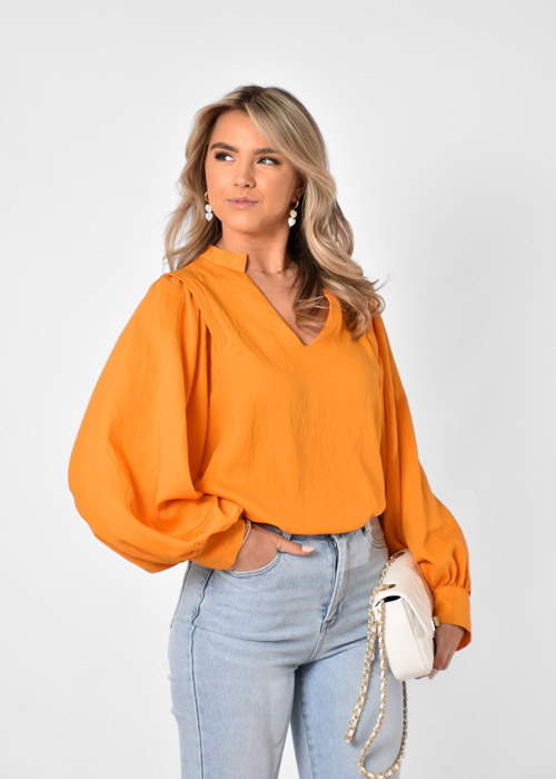 Megan blouse oranje